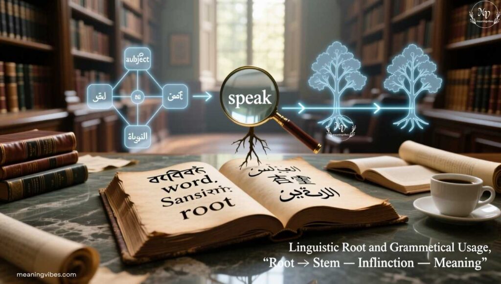 linguistic-root-and-grammatical-usage